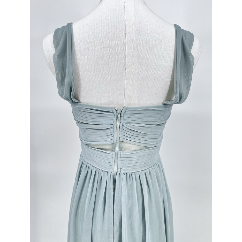 BIRDY GREY NWOT ELSYE DRESS, MESH SAGE, XS BRIDESMAID‎ PROM ELEGANT LONG - Picture 9 of 16